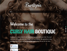 Tablet Screenshot of curltopia.com